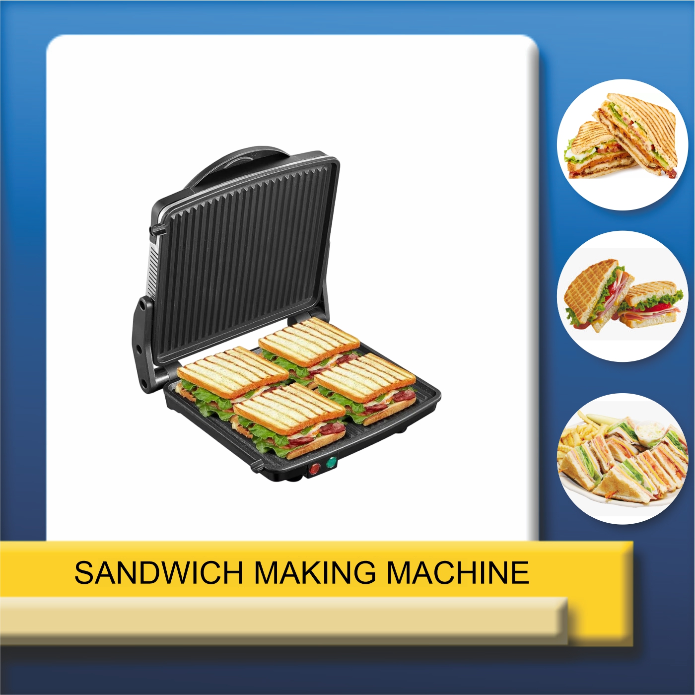 vertical sandwich making machine